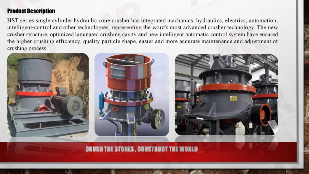 Einzylindriger hydraulischer Kegelbrecher Steinbrecher-Felsen-HGZ