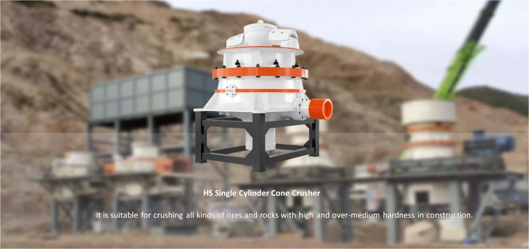 Bauen Sie Zerquetschungsund Bergbaueinzylindrigen hydraulischen Kegelbrecher Primary/HS ab