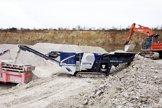 Bahn brachte benutzte tragbare Backenbrecher Lux 110 R EVO 248 Kilowatt an