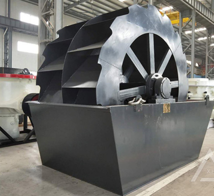 Goldspiralen-Sand-Waschmaschine der Rad-vibrierender Schirm-Maschinen-7.5kw 180 TPH