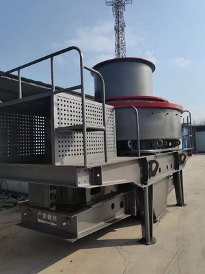 200 Wellen-Prallmühle-Quarzsand TPH 110Kw vertikaler, der Zerkleinerungsmaschinen-Maschine herstellt