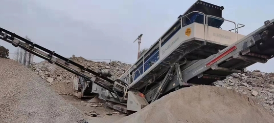 Tragbarer Felsen benutzte die bewegliche Bahn der Zerkleinerungsmaschinen-MR110 Z EVO2 angebracht im Jahre 2018 gemacht