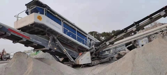 Tragbarer Felsen benutzte die bewegliche Bahn der Zerkleinerungsmaschinen-MR110 Z EVO2 angebracht im Jahre 2018 gemacht
