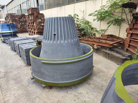Hoher Mangan-Stahl der Kegel-Steinbrecher-Ersatzteil-Kiefer-Platten-Mn18Cr2 Mn13Cr2