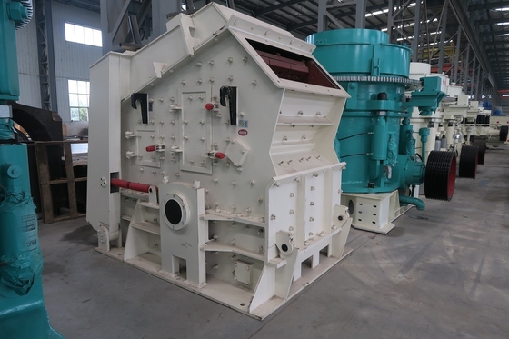 Rotor-Prallmühle-Steinbruch-Felsen-Dolomit-Hammermühle-Felsen-Zerkleinerungsmaschine 75Kw PF1010 einzelne