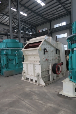 Rotor-Prallmühle-Steinbruch-Felsen-Dolomit-Hammermühle-Felsen-Zerkleinerungsmaschine 75Kw PF1010 einzelne