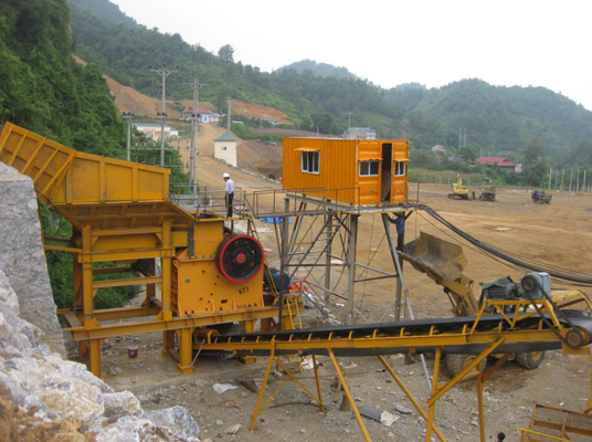 Vorbrecher des 4200mm Granit-Steinbrecher-3750mm, der PE1200*1500 mit der hohen Kapazität gewinnt