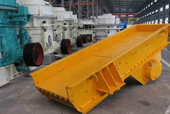 Steinbruch-Graubär-lineare Vibrationszufuhr der Manganstahlstein-vibrierende Zufuhr-GZD490x110