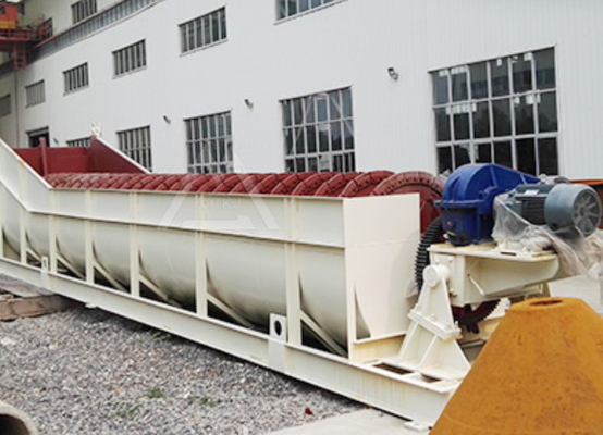 Des Sand-11KW*2 Kies-Schrauben-gewundene große Kapazität Sieb-vibrierender Schirm-der Maschinen-240 TPH