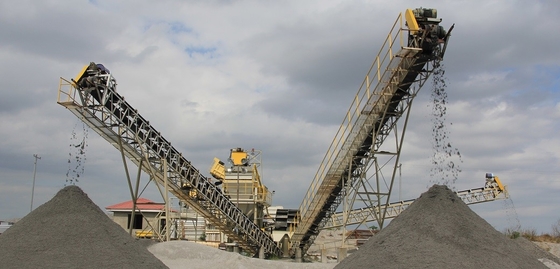 B800 B1000 B1200 PVC-Gurt-Übergangsförderer für Bergbausteinbruch