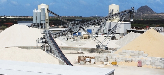 Modulares BergbauTD75 förderband B1400 11Kw weit Gummi für Steinbrecher