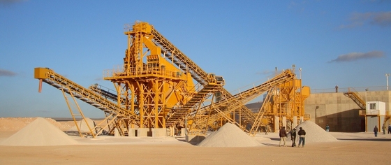 Modulares BergbauTD75 förderband B1400 11Kw weit Gummi für Steinbrecher