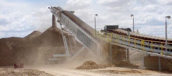 Großer Neigungs-Energie-Übergangsbandförderer aufwärts lang 500mm 650mm 800mm