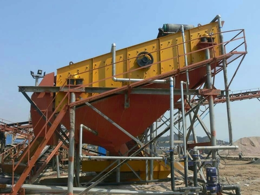 Hohe Leistungsfähigkeits-lineares Erschütterungs-Schirm-Sieb-Vibrationsmaschine für Gesamtkonkrete Anlage