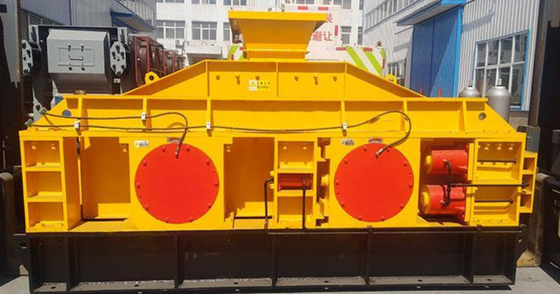 Hydraulischer Rollendurchmesser der Toothe-Doppelscheibe-Zerkleinerungsmaschinen-1000mm reibendes System