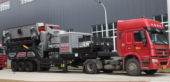 Mobile Maschine 249.2Kw, tragbarer Frühlings-Kegelbrecher Symons der Zerkleinerungsmaschinen-PEW860