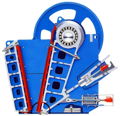 V-Schwerkraft-einzelne Toggle-Primärbackenbrecher-Maschine mit der hohen Kapazität CJ1211