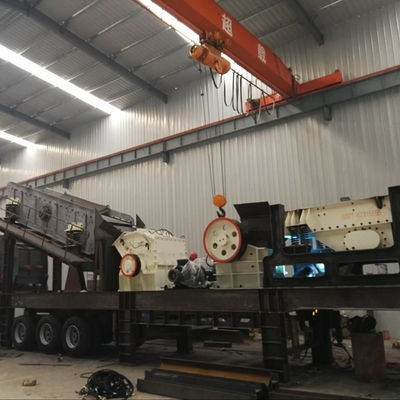 Benutzte mobile Zerkleinerungsmaschinen-Maschine PF1010 60 TPH